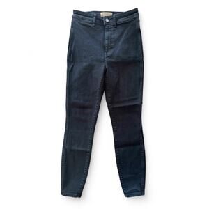 Everlane The Way High Skinny Jean Organic Cotton Black Size 27 EUC